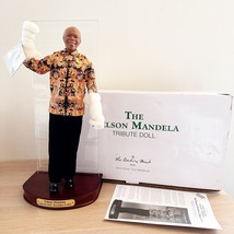 The Nelson Mandela Tribute Doll Figure Danbury Mint 18&quot; NEW LET FREEDOM ... - £122.29 GBP