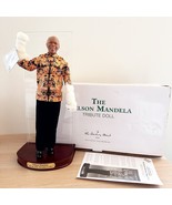 The Nelson Mandela Tribute Doll Figure Danbury Mint 18&quot; NEW LET FREEDOM ... - £120.41 GBP