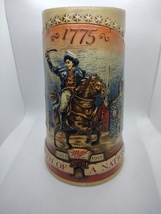 Miller Birth of a Nation First in a Series Beer Stein &quot;1775- Paul Revere&#39;s Ride&quot; - $20.00