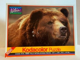 Kodacolor Puzzle 1000 Pieces Nature Series Grizzly Bear By Rose Art - $12.81 CAD