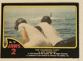 Jaws 2 Trading cards Card #15 Charging Fury - £1.52 GBP