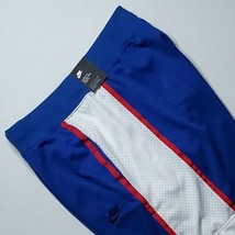 Nike Sportswear Mens Sz L Mesh Basketball Shorts Retro Blue White Red AR2418-438 - £47.16 GBP