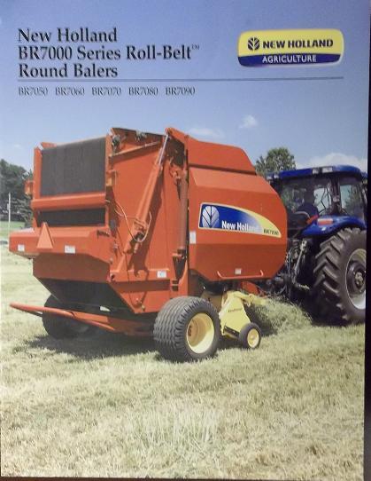 2008 New Holland BR7050, BR7060, BR7070, BR7080, BR7090 Balers Brochure - $10.00