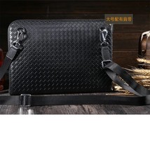 Famous id design New style men&#39;s hand bag top layer hide leather envelope bag wo - £81.15 GBP