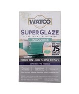 Rust-Oleum Watco High Gloss Epoxy Super Glaze Pour On TURQUOISE 1qt. Pre... - $376.75 MXN