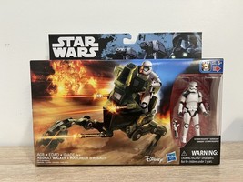 Star Wars Assault Walker with Stormtrooper Sergeant Rogue One 3.75 Inch NIB - $369.89 MXN