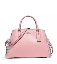 Nwt Coach F25868 Small Margot Carryall Camo Rose Floral Print Pink Multi Handbag - £134.45 GBP