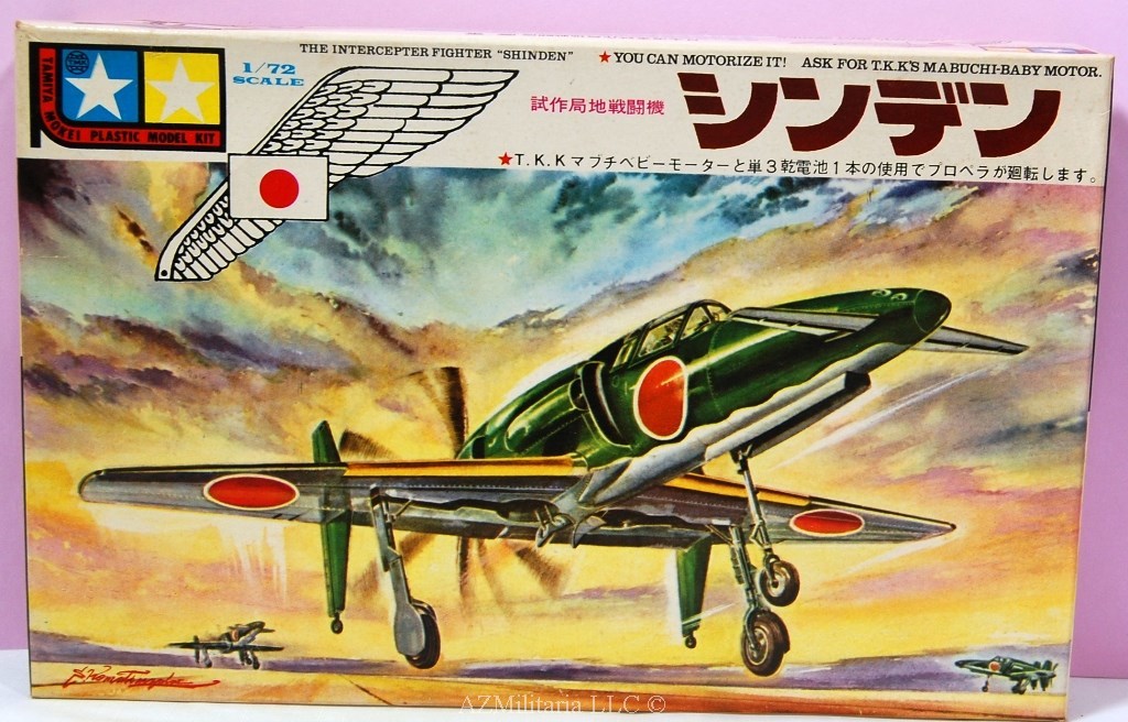 Tamiya 1/72 Kyushu JFW1 Shinden Interceptor Fighter No. FA 105 (1975 Tooling) - $27.75