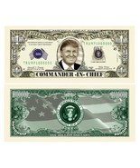 ✅ President Donald Trump 100 Pack Commander In Chief 1 Million Dollar Bi... - £15.51 GBP