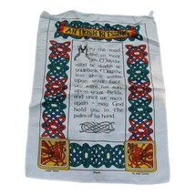 Irish Blessing Linen Cloth Tea Towel Irishgold Irish Looms made in Ireland - £11.68 GBP