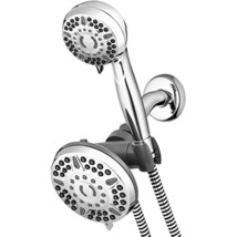 Waterpik 12-Mode 2-in-1 Dual Shower Head System with 5-Foot Hose and Pow... - $53.20