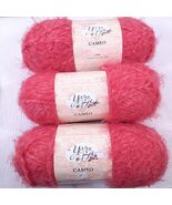 NEW Yarn Bee Cameo set 3 Coral pink #90 Super Bulky 6 polyamide disconti... - $520.04 MXN