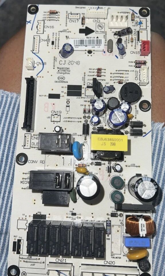 GE MICROWAVE CONTROL BOARD PART #EBR89092606 Item image 2