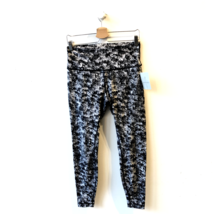 10 - Lululemon Black &amp; White Speckled Print High Waist Yoga Legging Pants 0109JL - £32.12 GBP