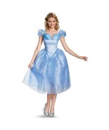 Disguise - Cinderella Movie Adult Deluxe Costume - Size M(8-10)  - Blue/... - £28.28 GBP