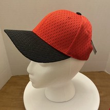 Outdoor Cap Pro Flex Red Black Flex Fit Hat Jersey Mesh S/M - $9.00