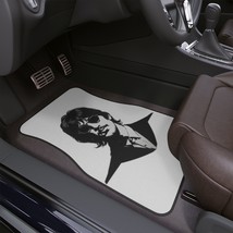 Black and White Ringo Starr Car Floor Mat - Polyester Loop and Non-Skid ... - $36.05+