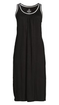 Secret Treasures ~ Black ~ Midi Night Gown ~ Knit ~ Size SMALL (4-6) - £17.93 GBP