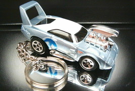 Light Blue 1969 Dodge Daytona Key Chain Ring - $14.54