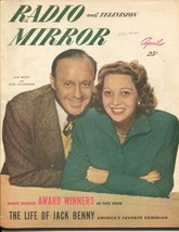 Radio &amp; Television Mirror 4/1948-Jack Benny-Mary Livingston-Charlie McCarthy-VF - £80.47 GBP