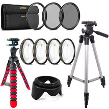 58mm Macro Filter + UV CPL ND + Tripods for Canon EOS 70D 700D 1200D 1300D - $73.14