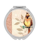 Cardinal Arabesque : Gift Compact Mirror Bird Grieving Lost Loved One Gr... - $242.37 MXN