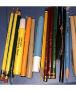 Faber Castell, Berol, Bic Etc. Lot Of Vintage Erasers, Markers &amp; Pencils - £9.92 GBP