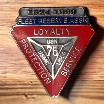 Fleet Reserve Association FRA 75th Anniversary 1924-1999 Lapel Tack Pin Vintage - £4.50 GBP