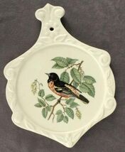 Vintage Kitchen Creations by Deede Ceramic Trivet YELLOW FINCH Bird USA 53 - $14.43