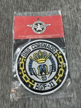 Vintage USS Coronado AGF-11 Patch US Navy Hilborn Hamburger Crown USN Sa... - $24.74