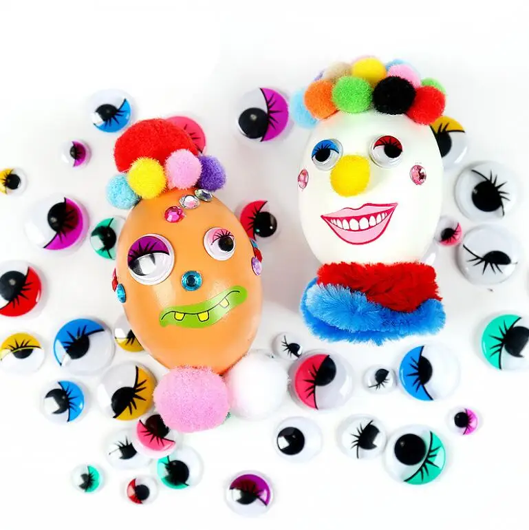 Play 105Pcs Self-adhesive  Eyes for DIY ScrapboAng Crafts DIY Dolls Accessories  - £22.91 GBP