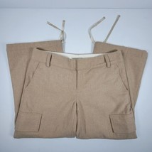 Bannana Republic Capri Pants Adult size 2 Beige Wool Nylon Spandex Cargo... - £19.15 GBP