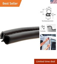 25 Feet Automotive Weather Stripping Door Seal - Flexible EPDM with Meta... - $1,054.24 MXN