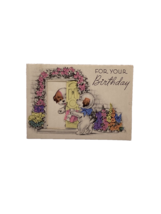 Vintage 1930s Childs Birthday Card Rust Craft Boston USA 1171 Ephemera G... - £7.07 GBP