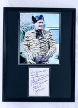 Jock Mahoney Signed Framed 18x24 Handwritten Note &amp; Batman Photo Poster Display - $178.19