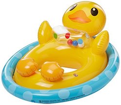 Intex Inflatable See Me Sit Pool Ride for Age 3-4 (Duck) - $15.59