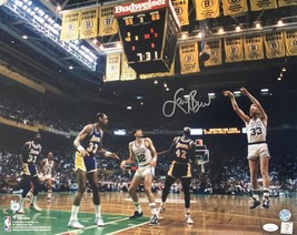 Larry Uccello Autografato 16x20 Boston Celtics Contro Los Angeles Lakers Foto + - £152.64 GBP