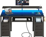 This Black Seventable Computer Desk Measures 47.25 Inches And Comes With... - $142.92