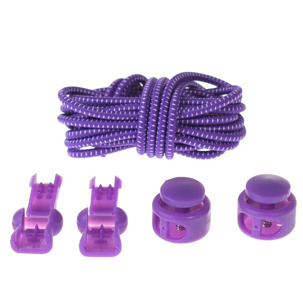 House Home No Tie Shoe Laces Elastic Lock Lace System Lock Sports Shoelaces Runn - £19.98 GBP