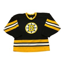 Vintage 1980&#39;s Boston Bruins CCM Maska NHL Hockey Jersey Black Men&#39;s Small - $59.99