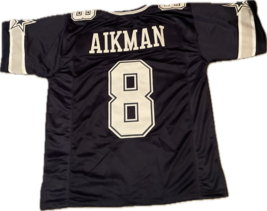 New Unsigned Custom Stitched Sewn Troy Aikman #8 Cowboys Jersey - £51.14 GBP+