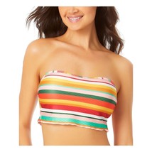 California Sunshine Juniors Multi Color Stripe Bandeau Swimsuit Top M New - £8.10 GBP