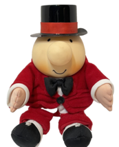 Vintage Ziggy Plush Rubber Face in Red Suit Top Hat Bow Tie Tom Wilson 1995 - $18.54