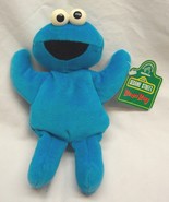 Vintage APPLAUSE Sesame Street COOKIE MONSTER 7&quot; Bean Bag Stuffed TOY 19... - $310.45 MXN