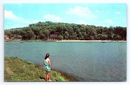 Postcard Harrington Manor Swallow Falls State Forest Oakland Maryland MD - £2.96 GBP