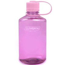 Nalgene Sustain 16oz Narrow Mouth Bottle (Cherry Blossom) Recycled Reusable Pink - £10.79 GBP