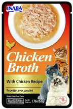 Inaba Chicken Broth with Chicken Recipe Side Dish for Cats 1.76 oz Inaba Chicken - £9.91 GBP