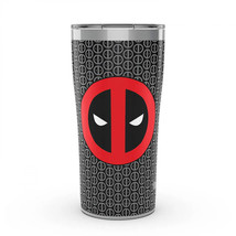 Deadpool Logo Pattern 20oz Stainless Steel Tervis® Travel Mug Grey - £37.55 GBP