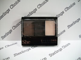 S.he Exquiste Natural Fashion Brow HD Eyebrow Kit #EB05 Dark Brown - $7.91