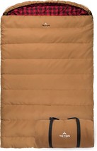 Bridger Canvas Mammoth 20 F Degree Double Sleeping Bag By Teton Sports - - £208.46 GBP